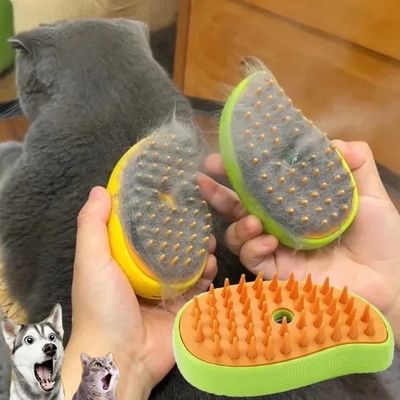 Good price 3-in-1 Electric Pet Grooming Brush with Spray Function online