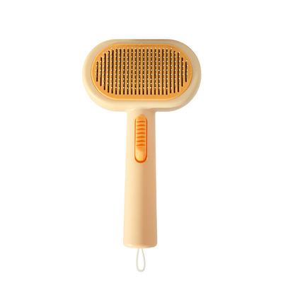 Good price Wholesale Double-Sided Self-Cleaning Pet Comb – Orange, White, Purple | 18.5115CM ABS Pet Grooming Brush for Dogs & Cats | Business Gift for Retailers & Wholesalers online