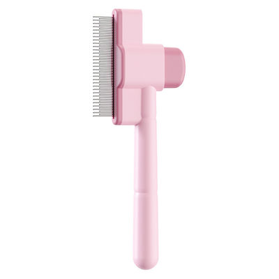 Good price Premium Pet Grooming Comb – ABS Self-Cleaning Flea & Deshedding Tool for Cats and Dogs, Stainless Steel Needles, Wholesale Supply online