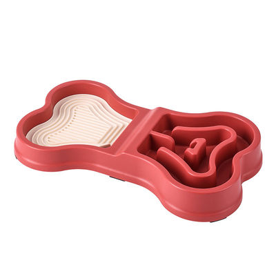 Good price Interactive Dog Puzzle Bowl & Lick Mat Combo | Brain-Stimulating Pet Feeder with Anti-Slip Base | Dual-Zone Enrichment Feeding System | Large 34.7cm Design online
