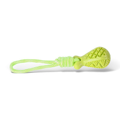 Good price Durable Pet Dog Chew Rope Toy with Cotton Handle - Interactive Food Dispensing Ball for Dental Health & Teething - Indestructible Toy for Cats and Dogs online