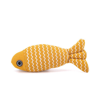 Good price Interactive Catnip-Infused Burlap Fish Toy for Cats online