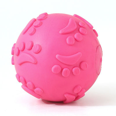 Good price Pet Toy Ball with Paw Prints - Interactive Dog Chew Toy with Squeaker online